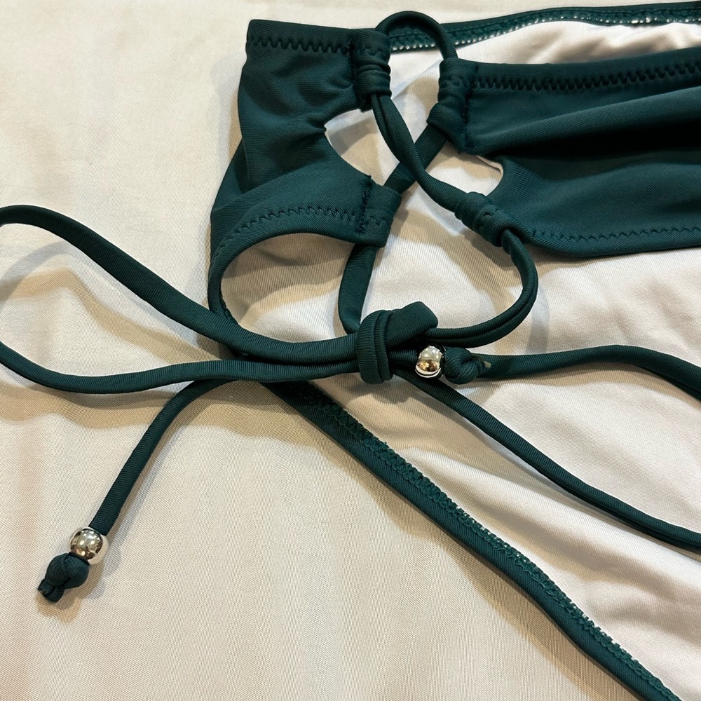 Cupshe Green and White Striped Bikini - Picture 11 of 11